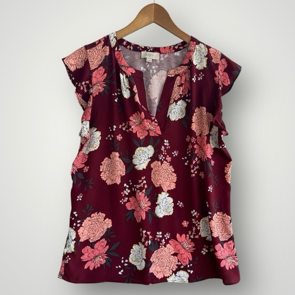 LOFT Tops - 5 for $40 Loft Floral Top Blouse Size M
